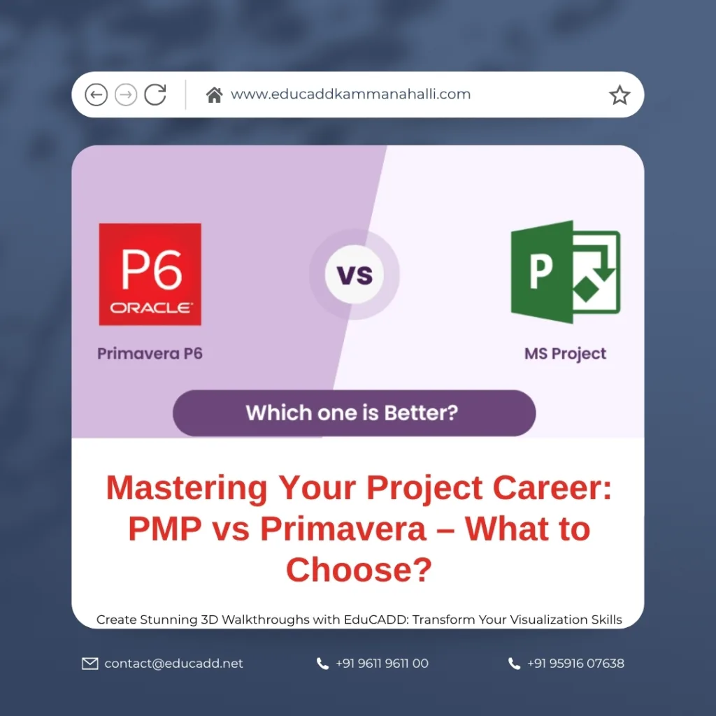 PMP vs Primavera certification comparison